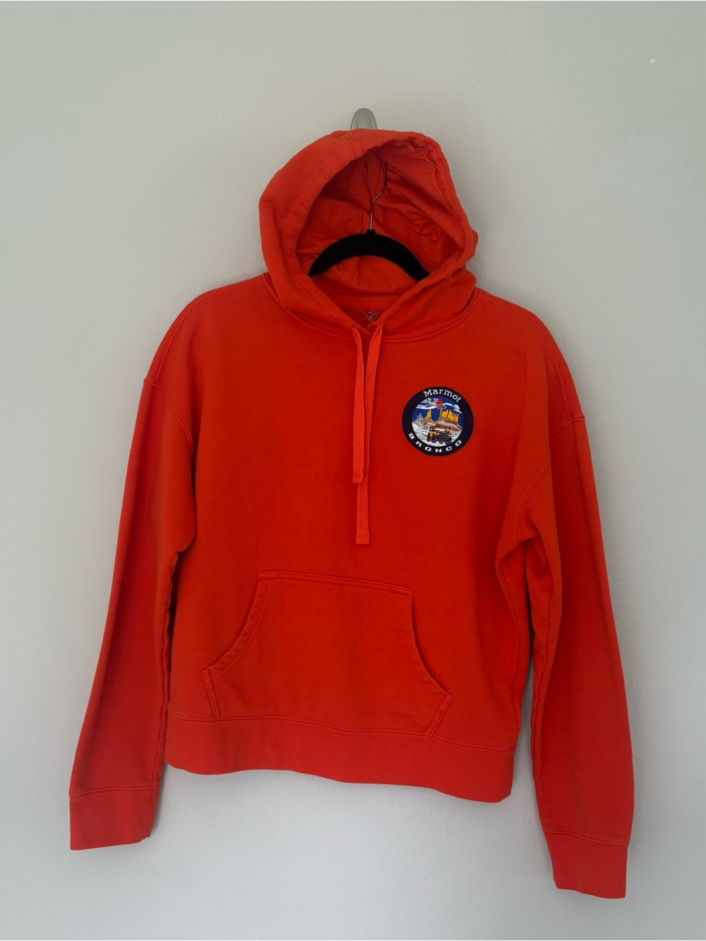 Marmot x Ford Bronco Collab Boxy Hoodie Embroidered Patch Orange - M/L